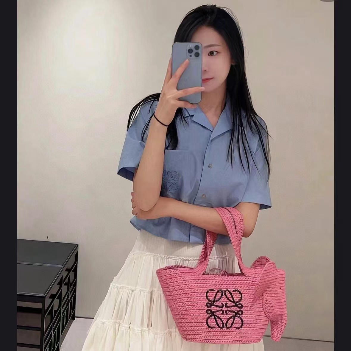 L0WEW エレファント織りハンドバッグ【50％割引+送料無料】