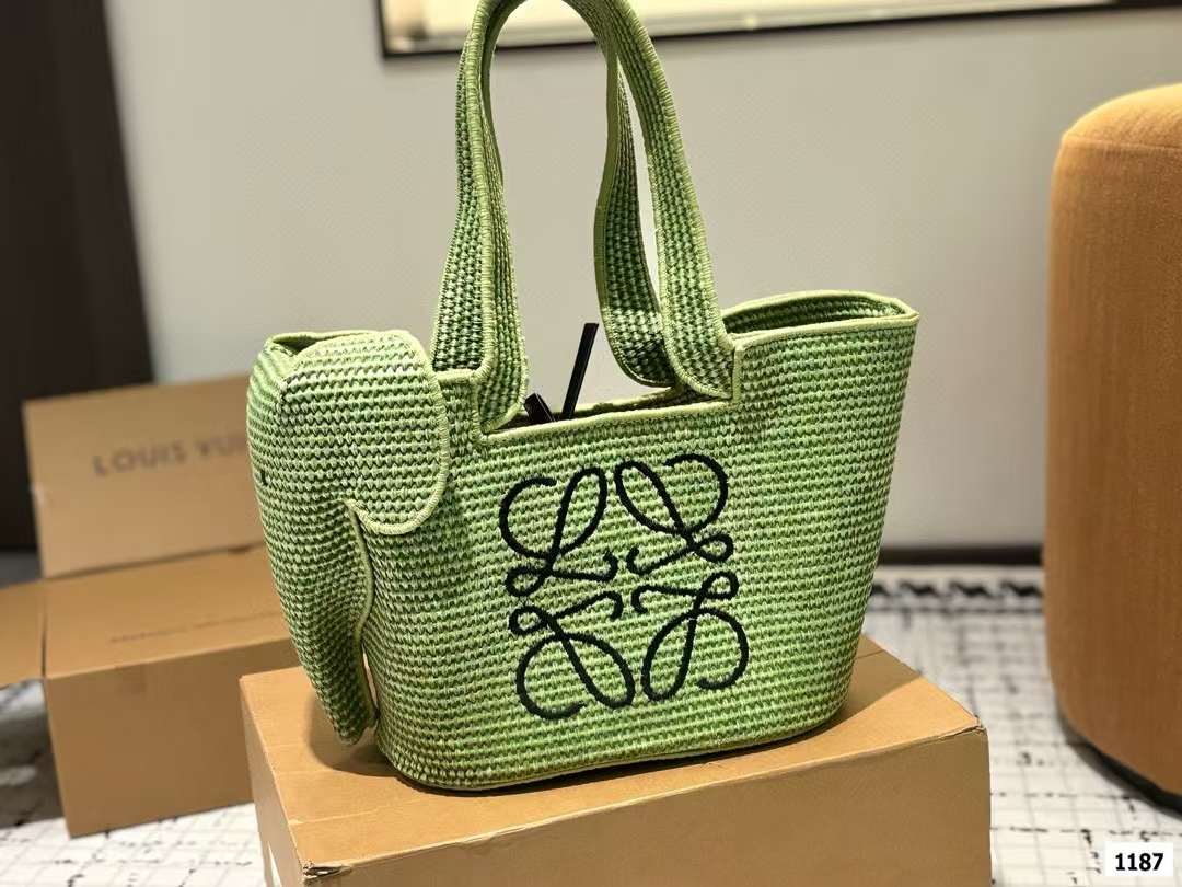 L0WEW エレファント織りハンドバッグ【50％割引+送料無料】