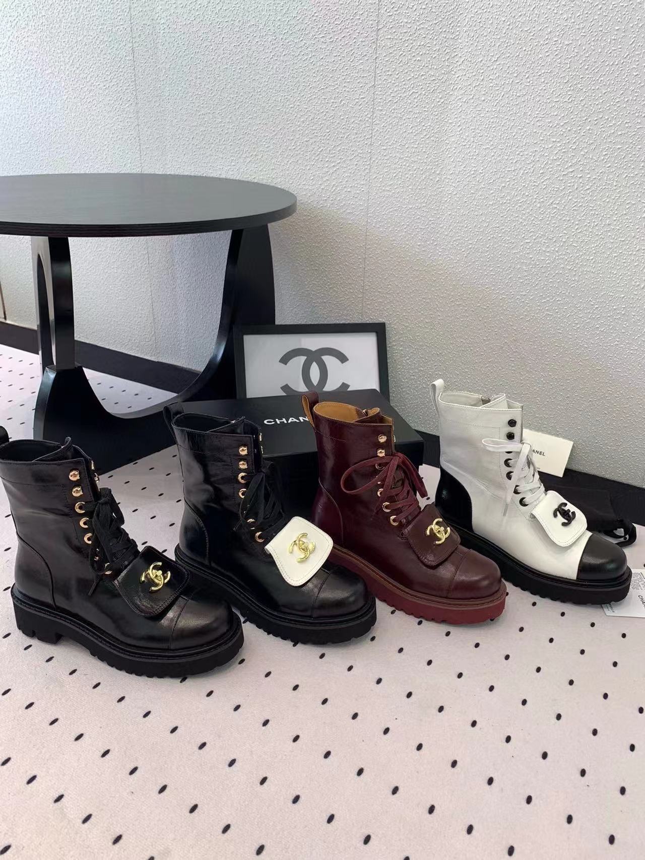 CHANE1 高品質レースアップマーティンブーツ【50％割引+送料無料】