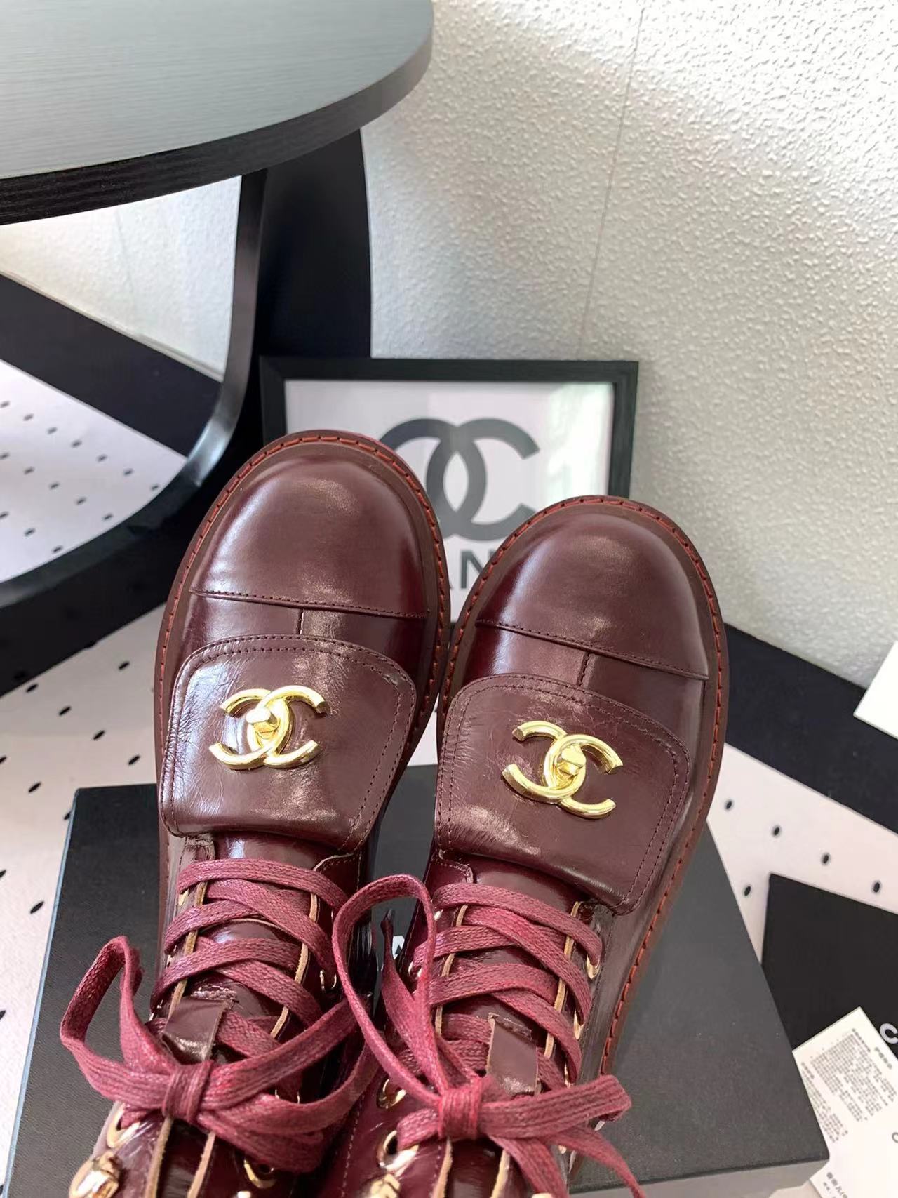 CHANE1 高品質レースアップマーティンブーツ【50％割引+送料無料】