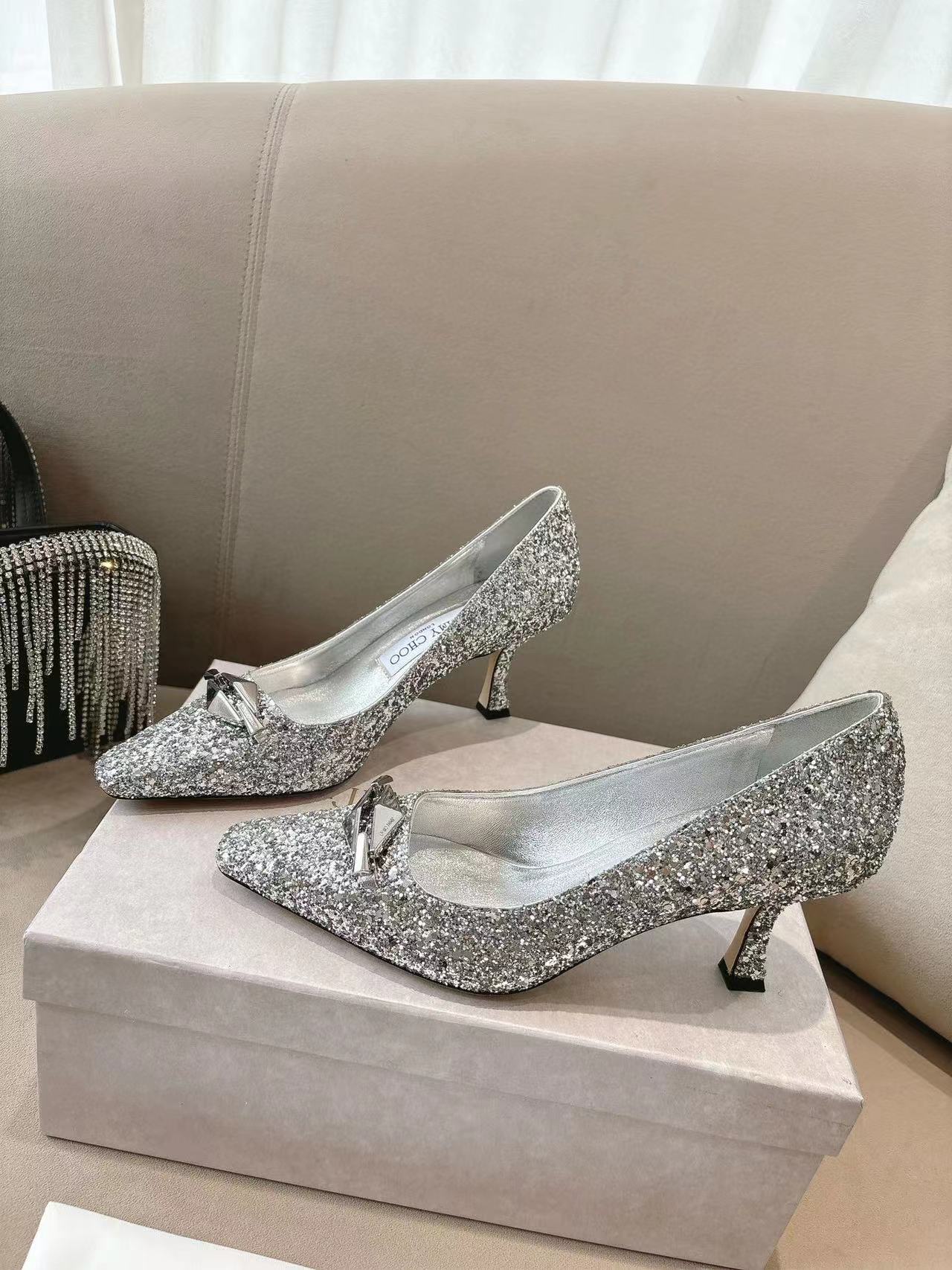 jimmycho0 高品質メタルバックルハイヒール【50％割引+送料無料】