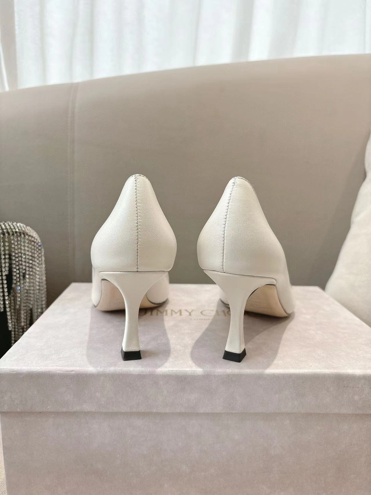 jimmycho0 高品質メタルバックルハイヒール【50％割引+送料無料】