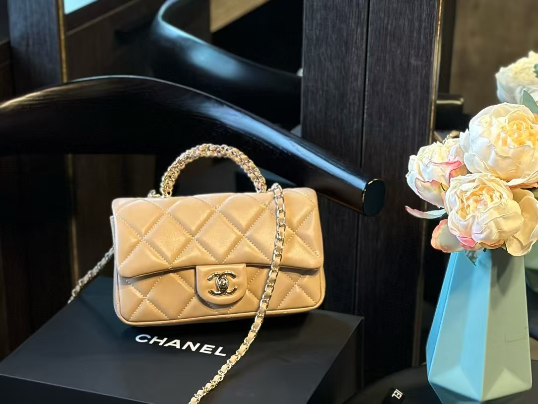 CHANE1 ダブルCチェーンショルダークロスボディバッグ【50％割引+送料無料】