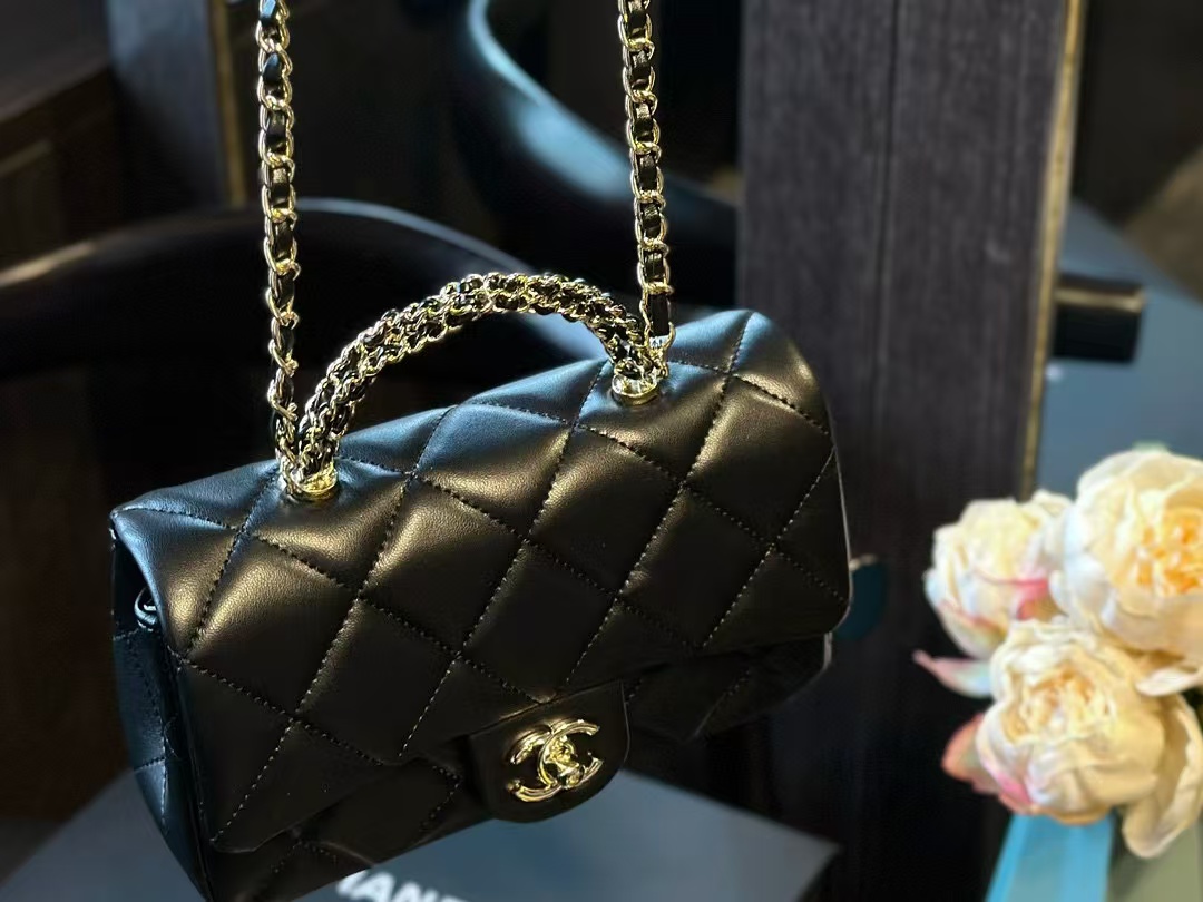 CHANE1 ダブルCチェーンショルダークロスボディバッグ【50％割引+送料無料】