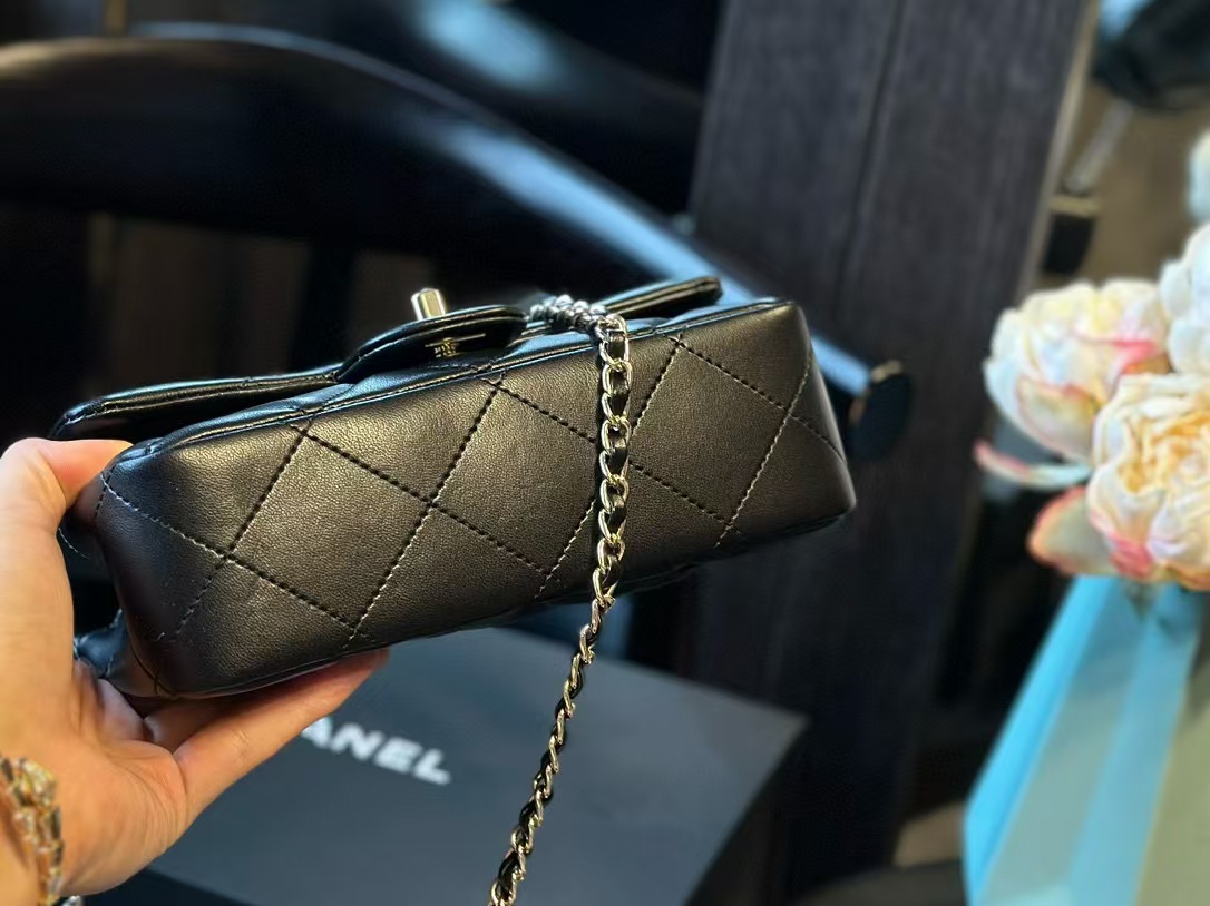 CHANE1 ダブルCチェーンショルダークロスボディバッグ【50％割引+送料無料】