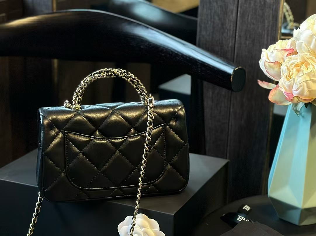 CHANE1 ダブルCチェーンショルダークロスボディバッグ【50％割引+送料無料】