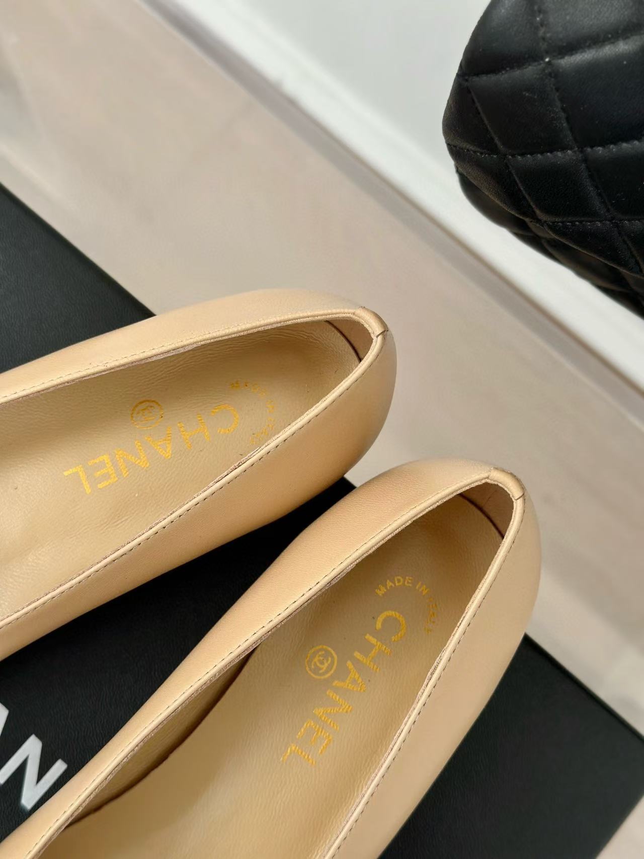 CHANE1 高品質ボウフラットシューズ【50％割引+送料無料】