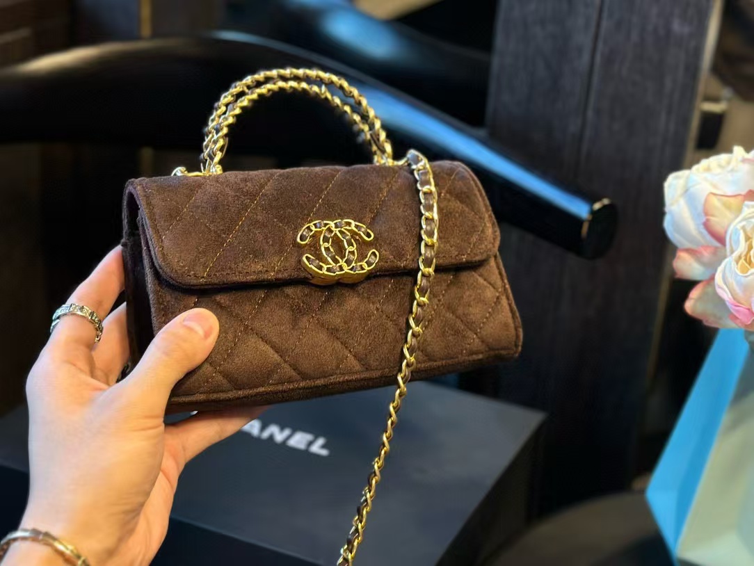 CHANE1 kellyディアスキン チェーン ショルダー クロスボディバッグ【 50％割引+送料無料】