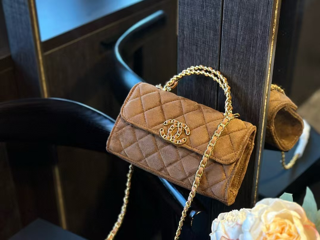 CHANE1 kellyディアスキン チェーン ショルダー クロスボディバッグ【 50％割引+送料無料】