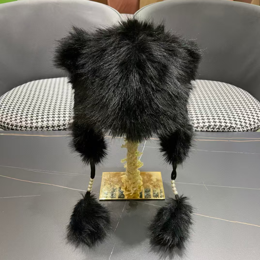 CHANE1 ダブルCロゴ耳保護帽子【 50％割引+送料無料】