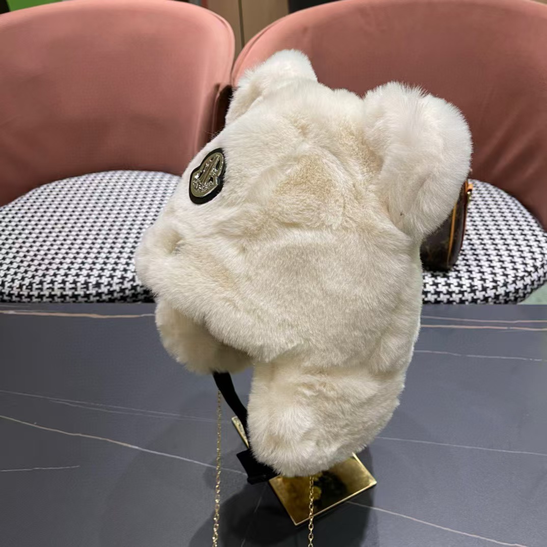 Monclerぬいぐるみのクマの耳保護帽子【 50％割引+送料無料】