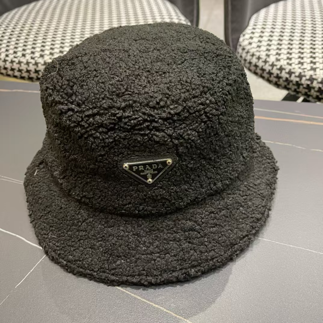 PR4DA 刺繍入りレタード ラムウール バケット ハット【 50％割引+送料無料】