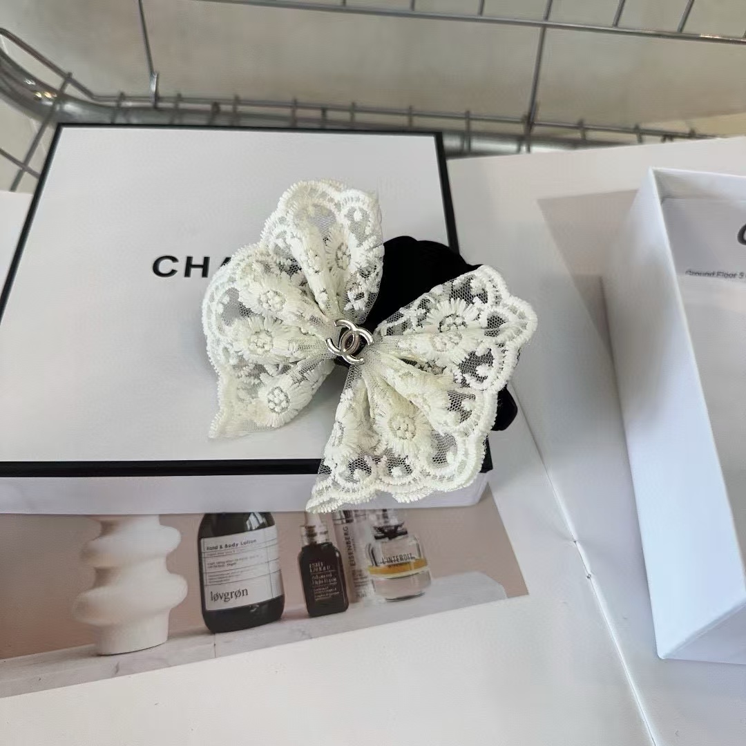 CHANE1 ダブルCロゴレースヘアロープ【 50％割引+送料無料】