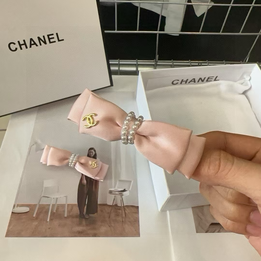 CHANE1 ダブルCロゴ パール ヘアピン ペア【 50％割引+送料無料】