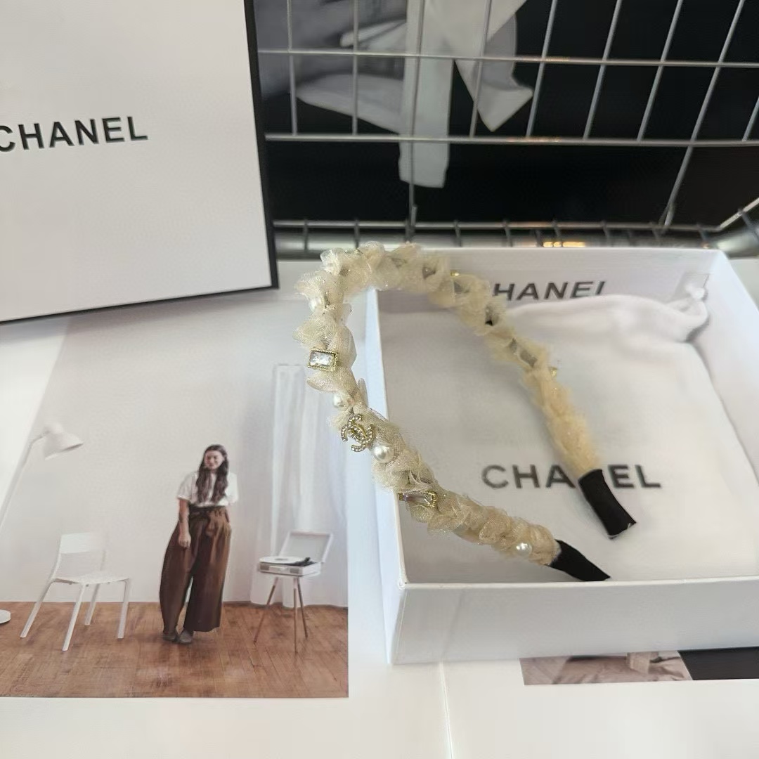 CHANE1 ファッションパールヘッドバンド【 50％割引+送料無料】