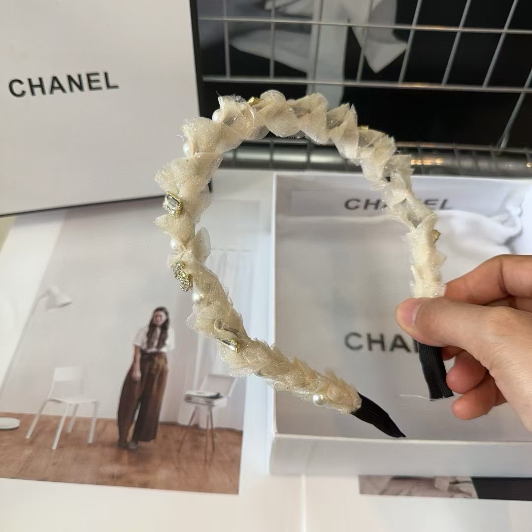 CHANE1 ファッションパールヘッドバンド【 50％割引+送料無料】