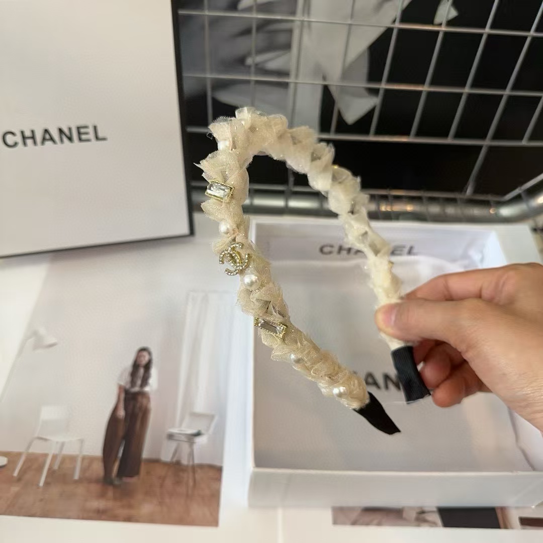 CHANE1 ファッションパールヘッドバンド【 50％割引+送料無料】