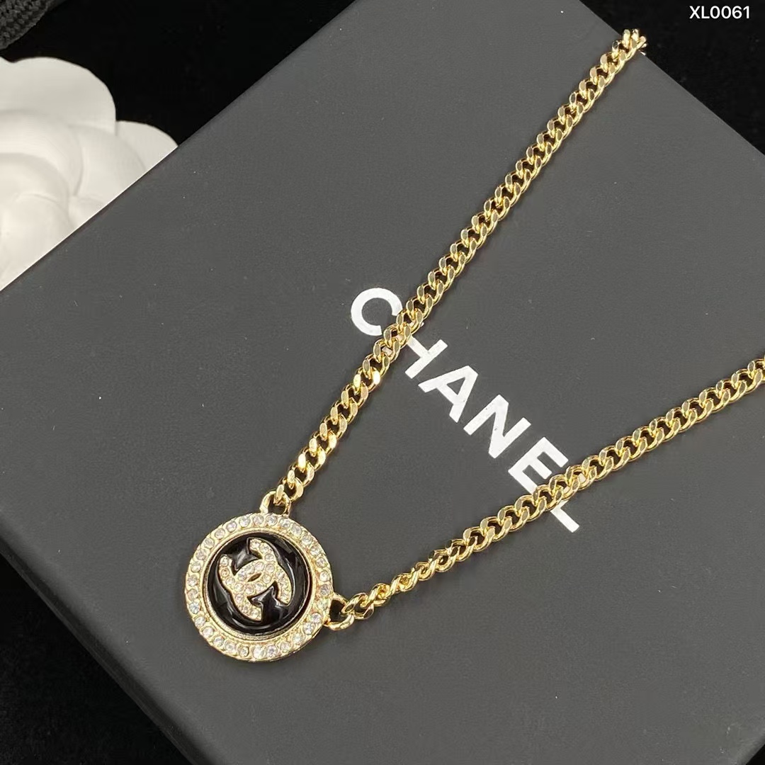 CHANE1 ラウンド ダイヤモンド ネックレス【50％割引+送料無料】