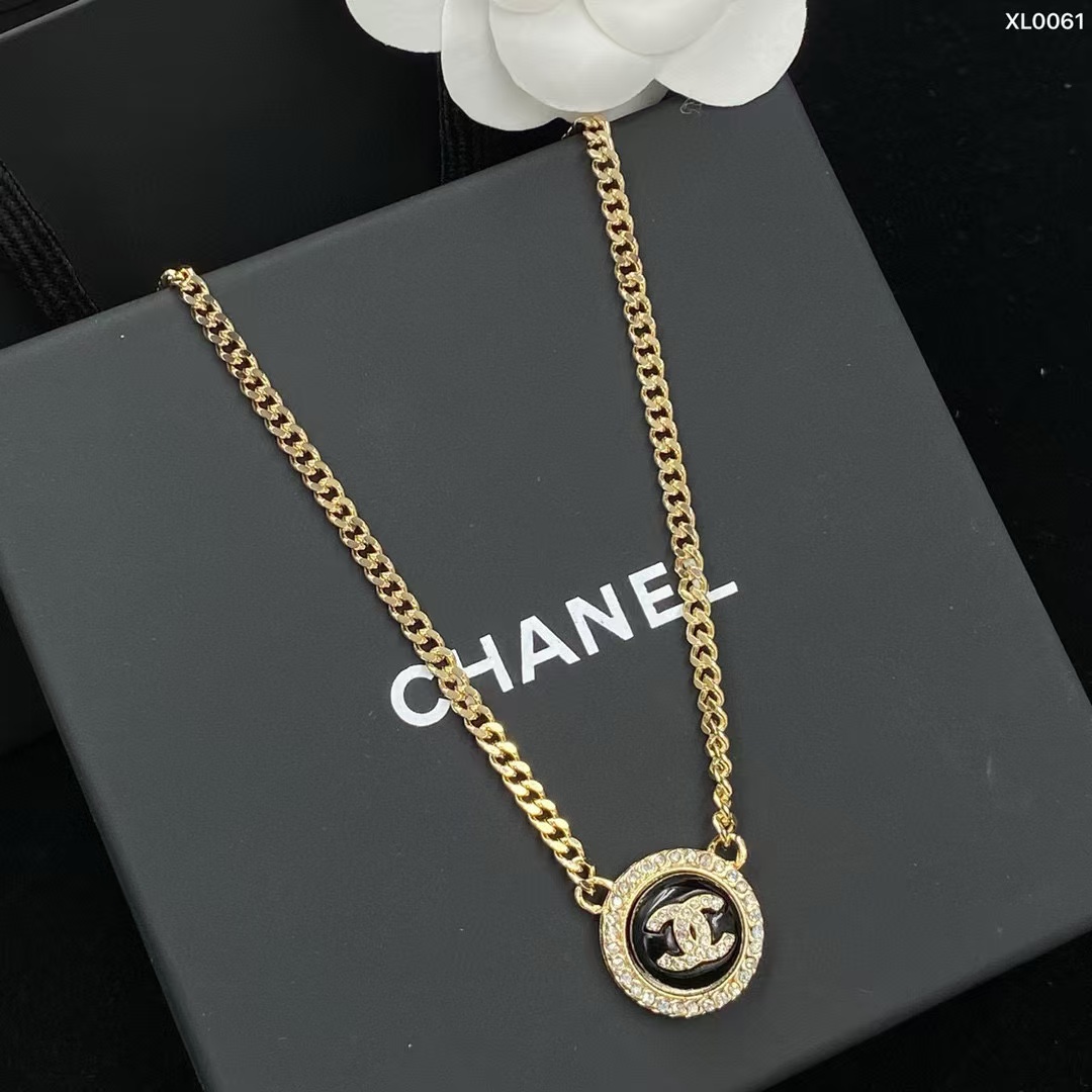 CHANE1 ラウンド ダイヤモンド ネックレス【50％割引+送料無料】