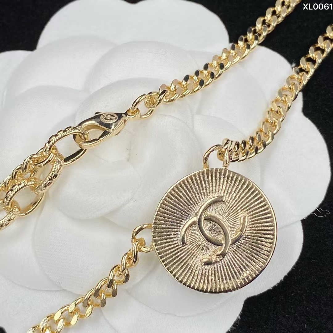 CHANE1 ラウンド ダイヤモンド ネックレス【50％割引+送料無料】