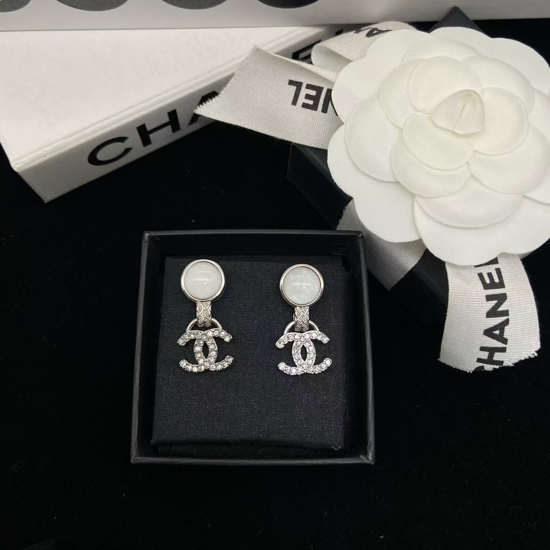 CHANE1 ラウンド ダブル C スタッド ピアス【50％割引+送料無料】