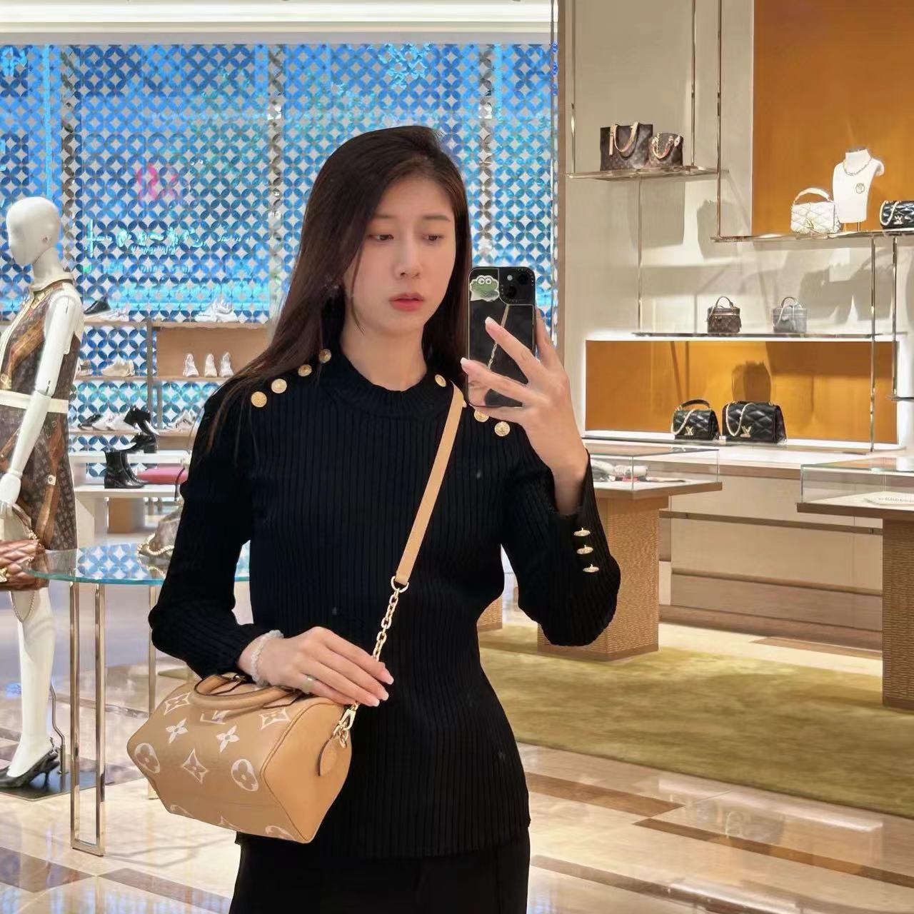 LV Speedy 牛革ハンドクロスボディバッグ【50％割引+送料無料】