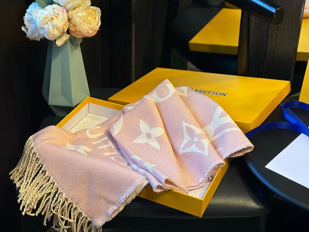 LVジャカード両面カシミヤ【50％割引+送料無料】