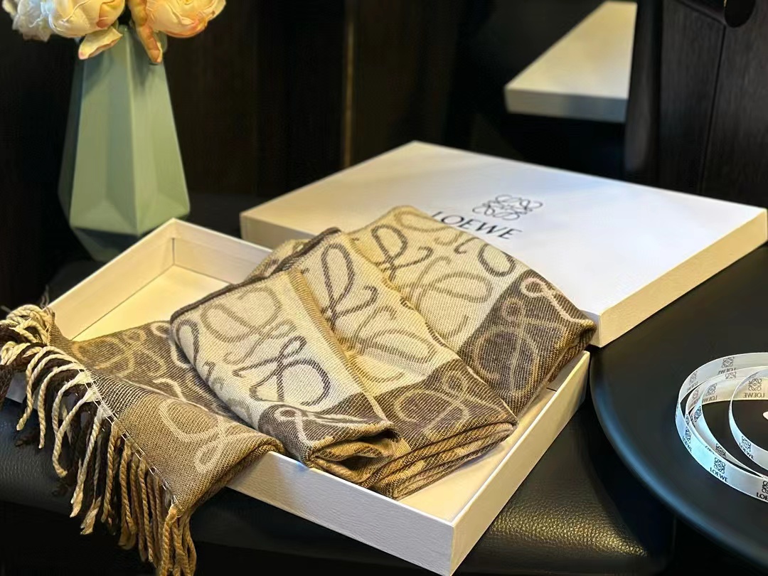 L0WEW 両面カシミヤマフラー D【50％割引+送料無料】