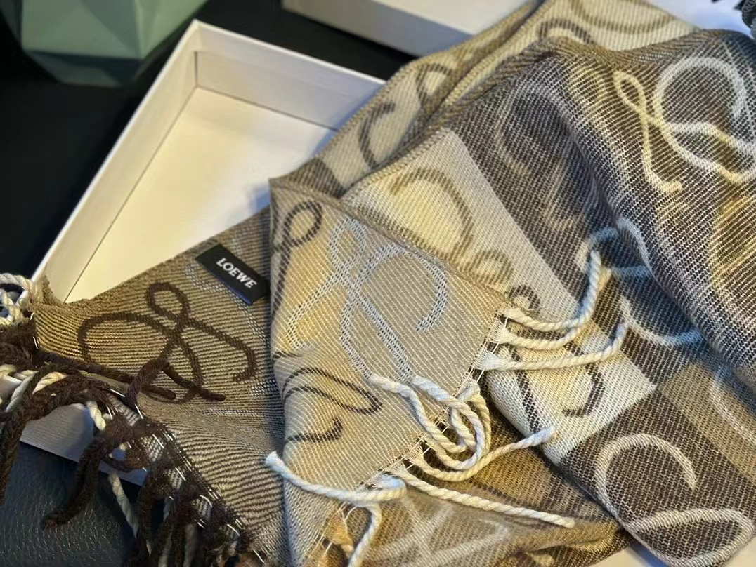 L0WEW 両面カシミヤマフラー D【50％割引+送料無料】