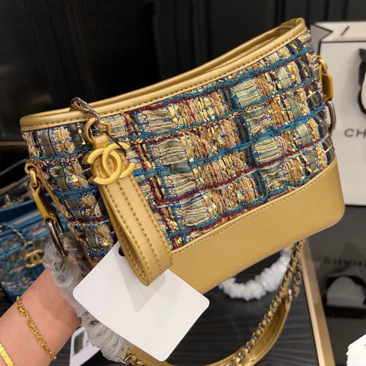 CHANE1 ウール チェーン クロスボディバッグ【50％割引+送料無料】