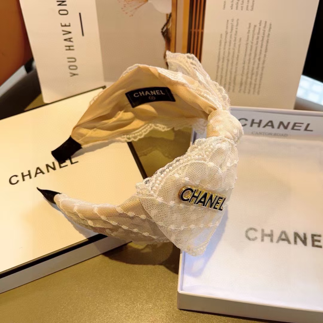 CHANE1 レースリボンヘッドバンド【50％割引+送料無料】
