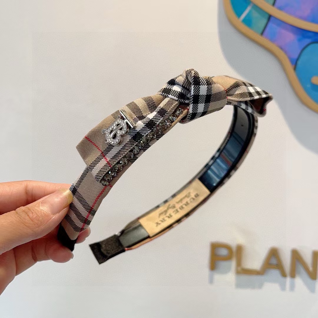 BUR8ERRY リボンカチューシャ【50％割引+送料無料】