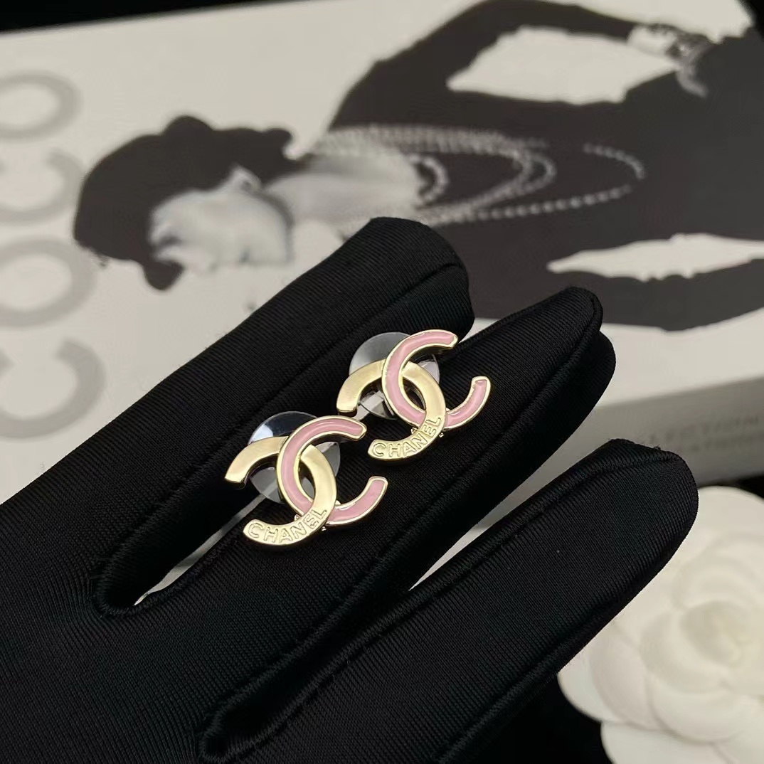 CHANE1 ダブルCレターイヤリング【50％割引+送料無料】