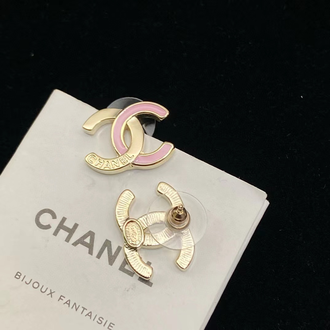 CHANE1 ダブルCレターイヤリング【50％割引+送料無料】