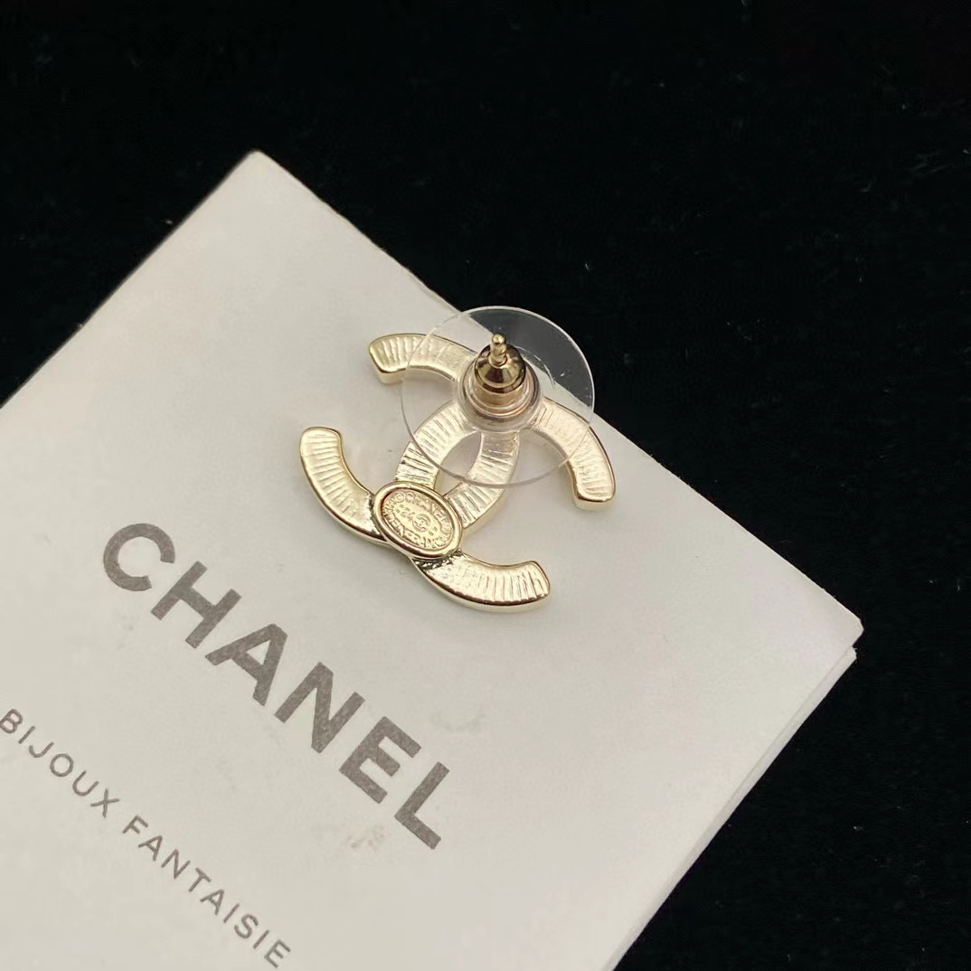 CHANE1 ダブルCレターイヤリング【50％割引+送料無料】