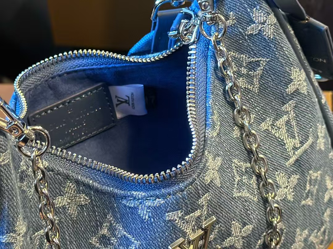 LV スリーインワン デニム チェーン 脇下バッグ【50％割引+送料無料】