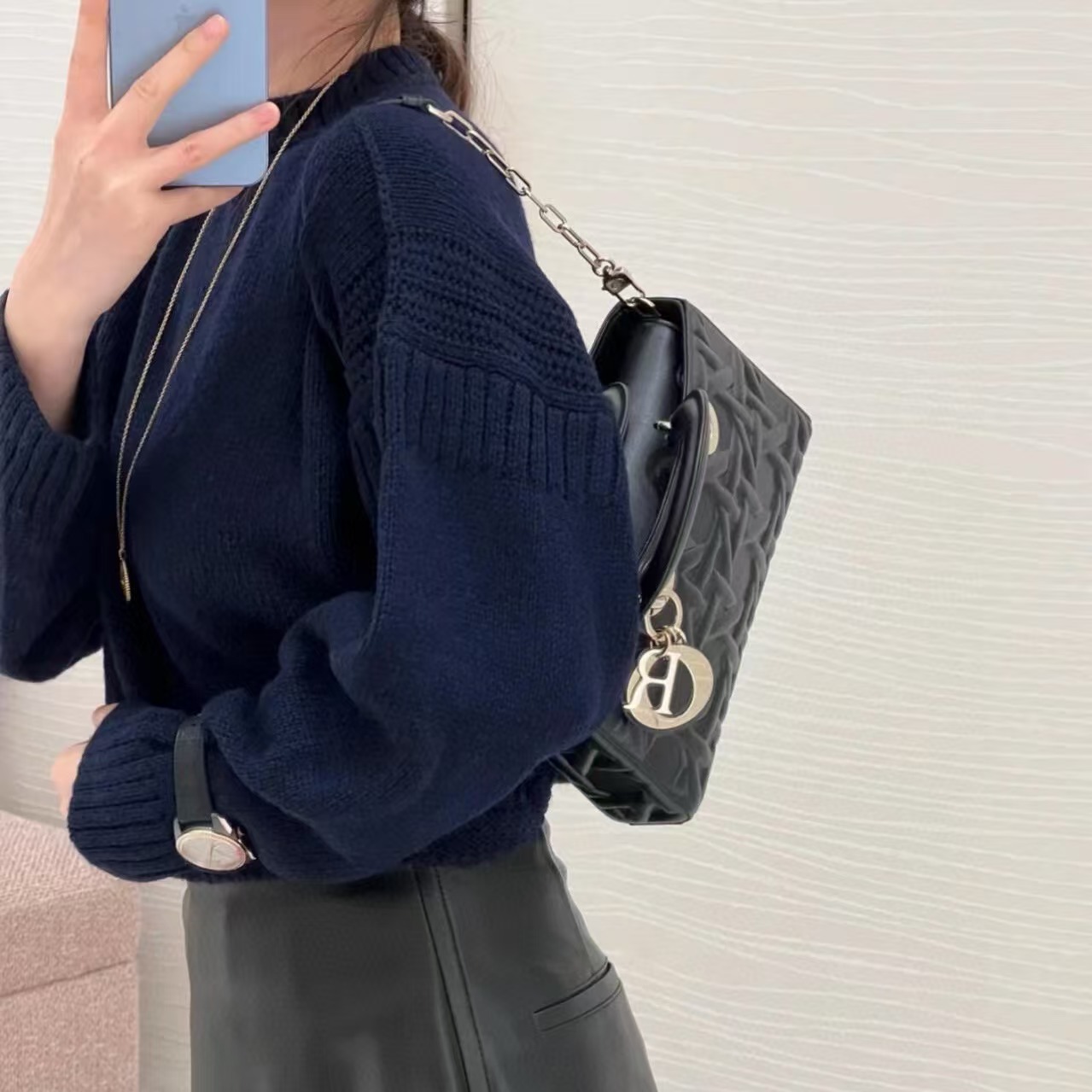 DI0R Lady D-Joy 脇の下のバッグ【50％割引+送料無料】