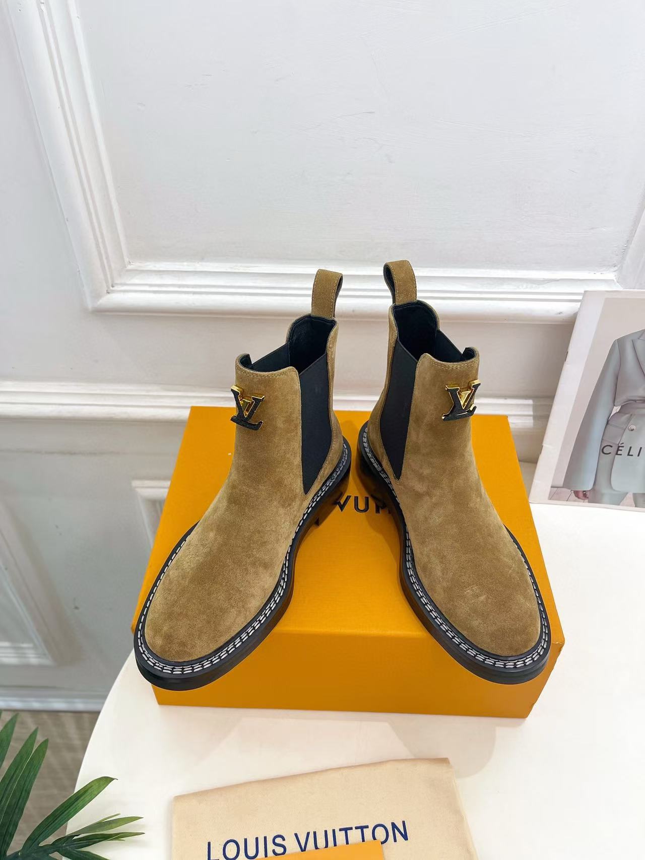 LV高品质クラシックなプラットフォームブーツ【50％割引+送料無料】