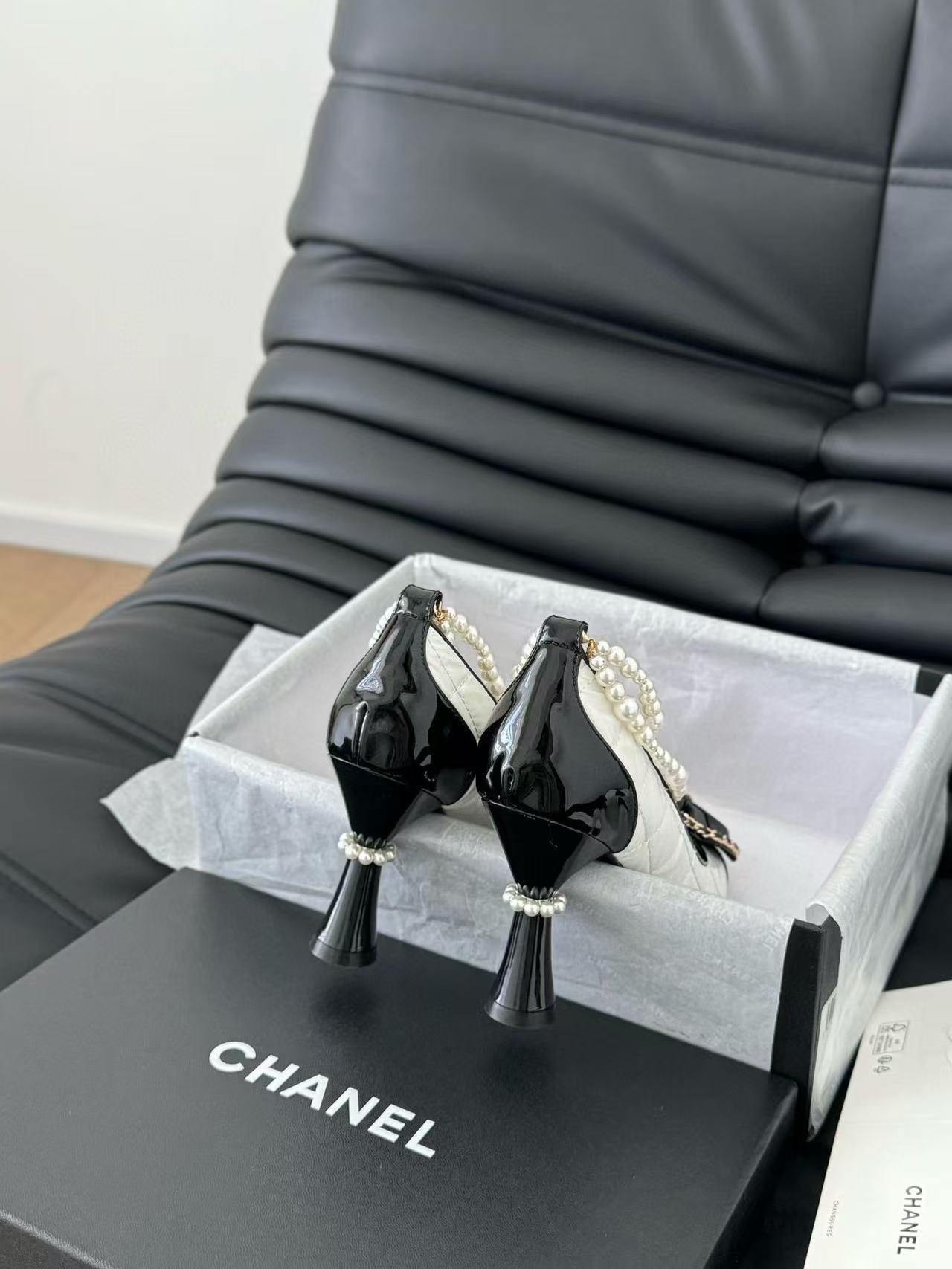 CHANE1 高品質弓パールハイヒール【50％割引+送料無料】