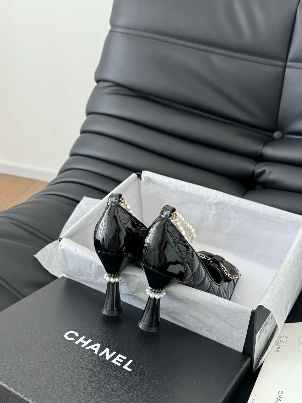 CHANE1 高品質弓パールハイヒール【50％割引+送料無料】