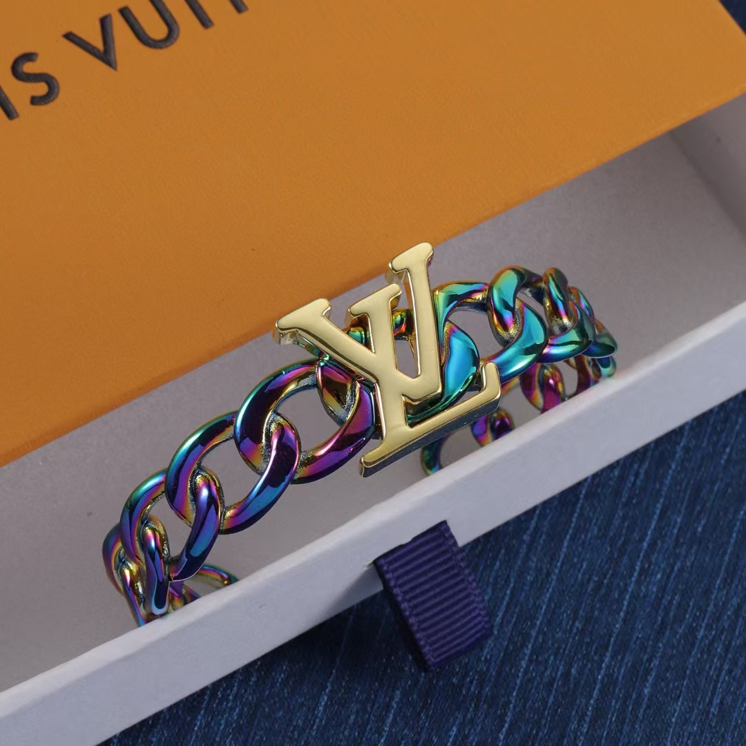 LVロゴ中空ブレスレット【50％割引+送料無料】