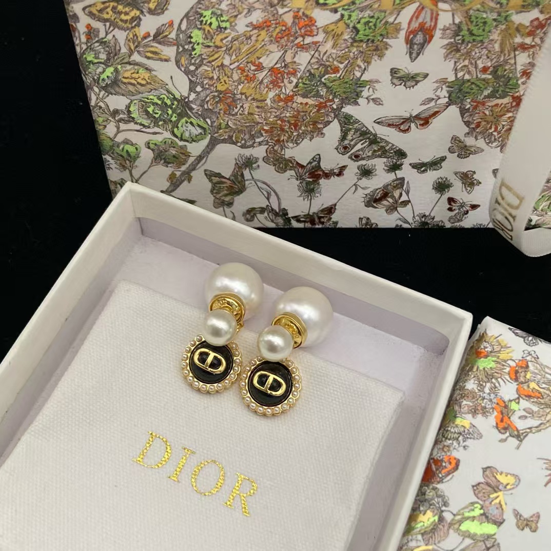 DI0R CD パール スタッド ピアス【50％割引+送料無料】