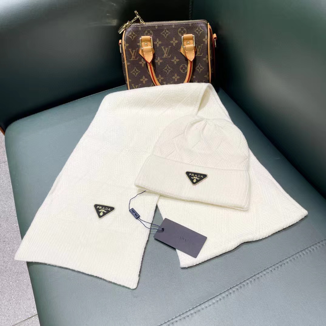 PR4DA ウール帽子+スカーフ2点セット【50％割引+送料無料】