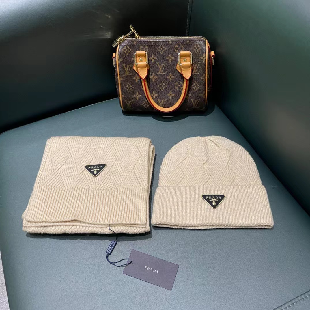 PR4DA ウール帽子+スカーフ2点セット【50％割引+送料無料】