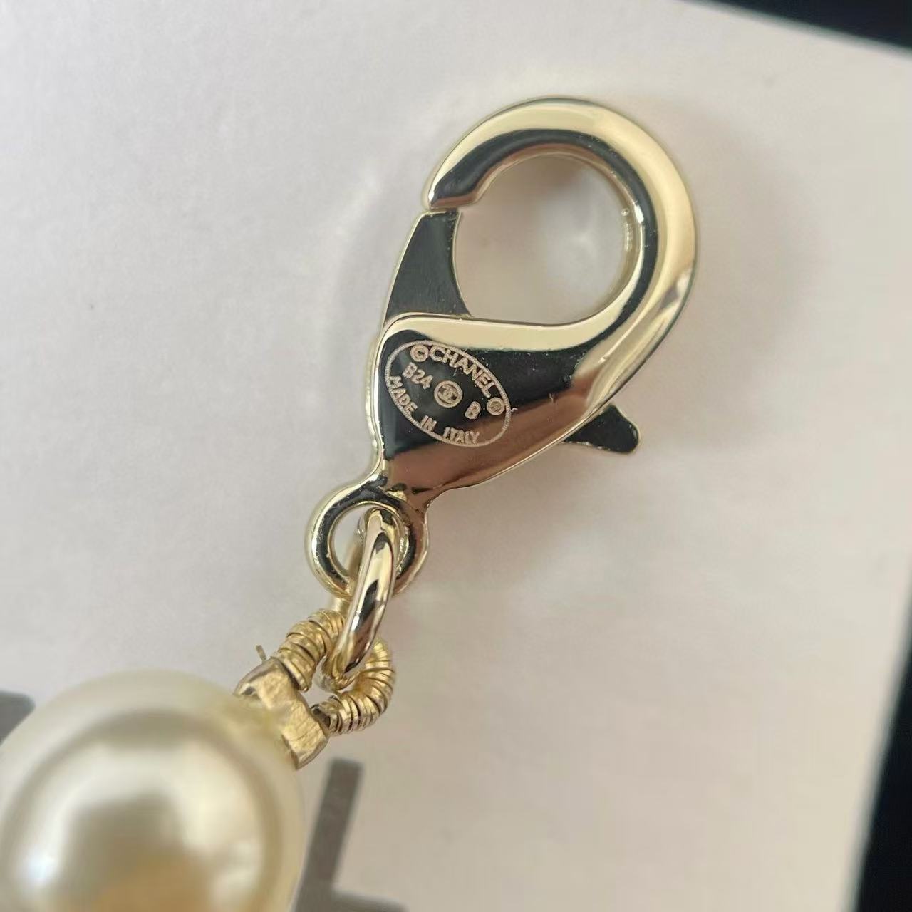 CHANE1 ダブルCパールネックレス【50％割引+送料無料】