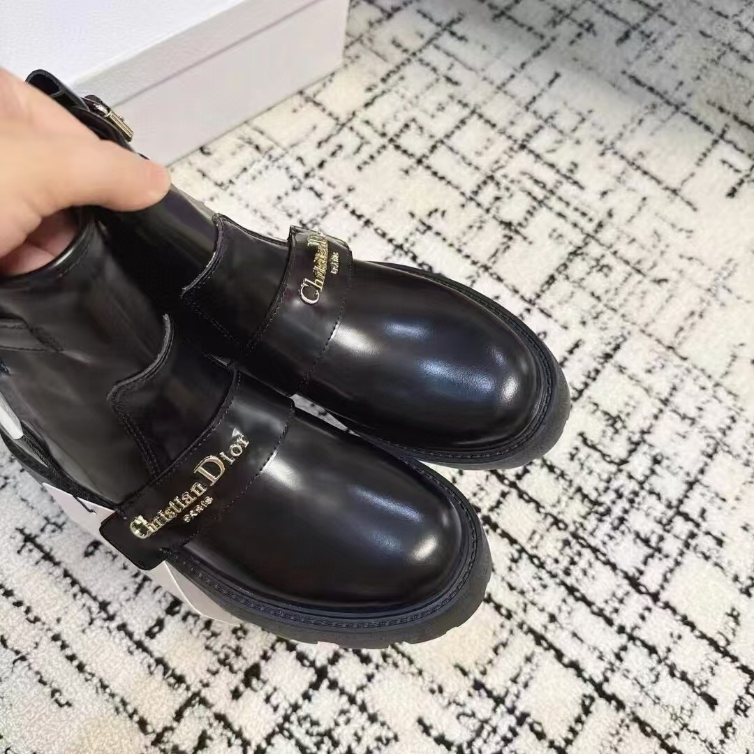 DI0R シンプルレターブーツ【50％割引+送料無料】