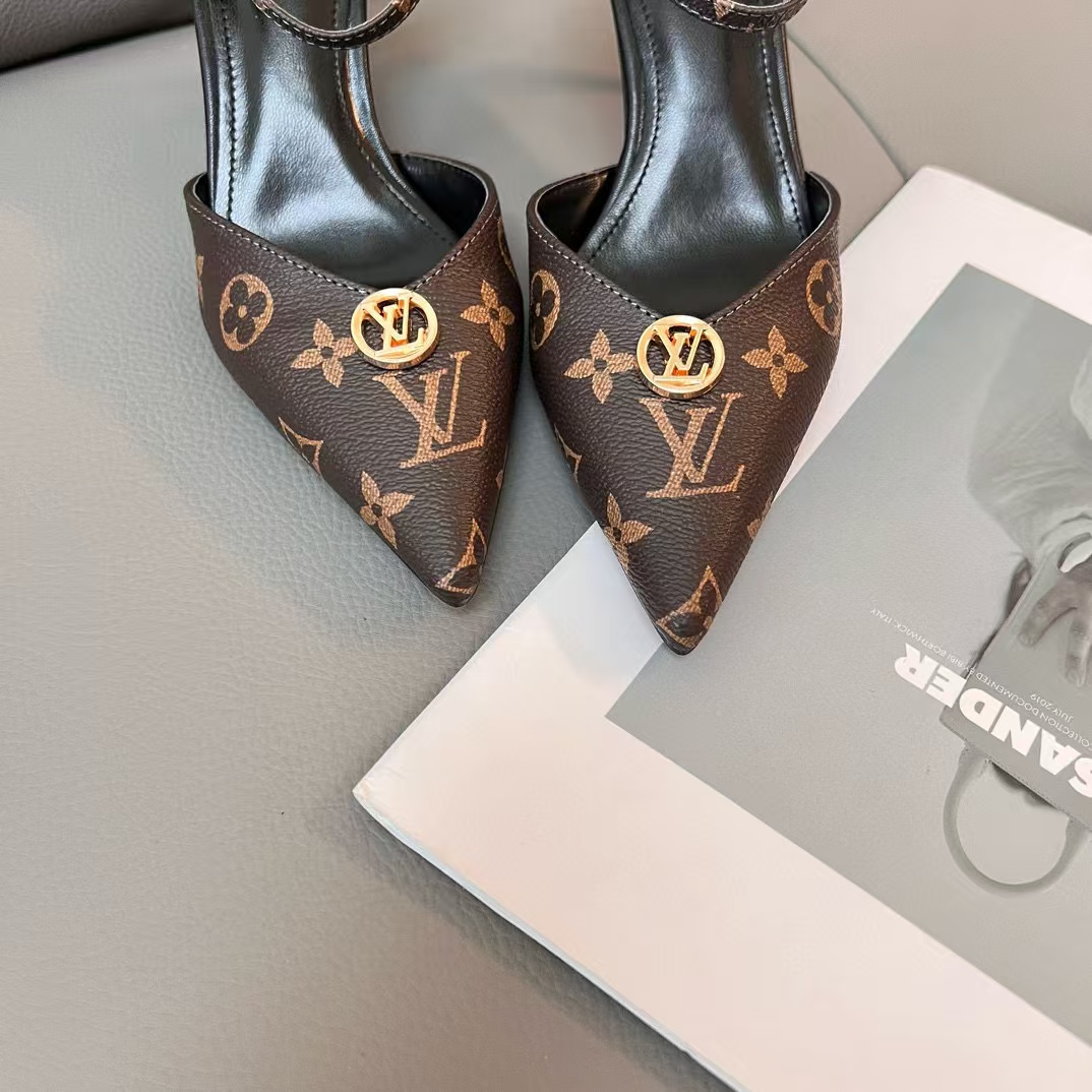 LV ポインテッドトゥ ハイヒール【50％割引+送料無料】