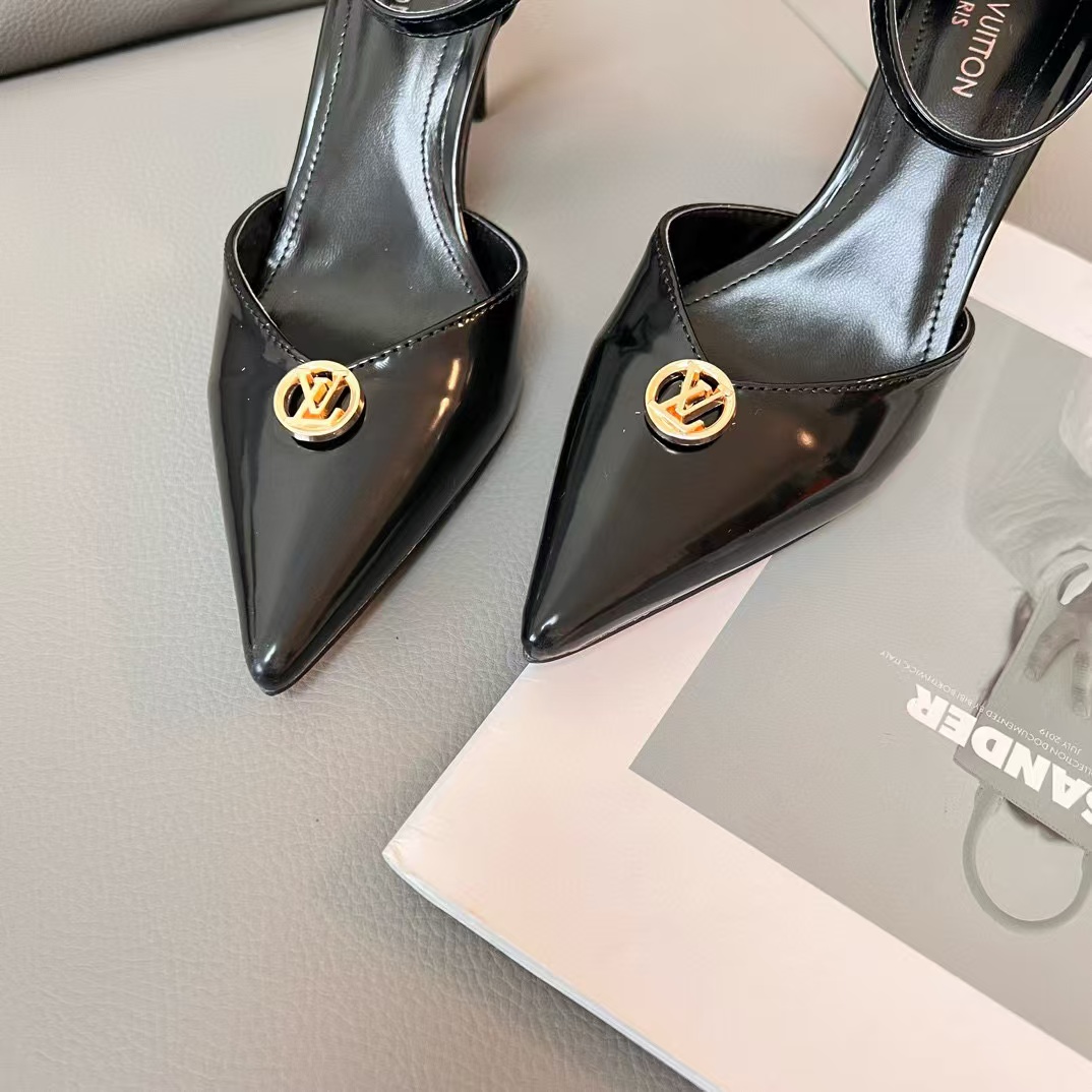 LV ポインテッドトゥ ハイヒール【50％割引+送料無料】