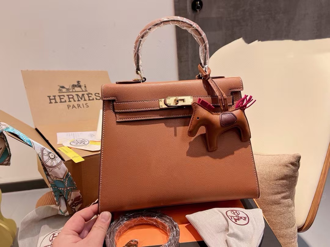 HERME5 kelly牛革ハンドバッグ【50％割引+送料無料】