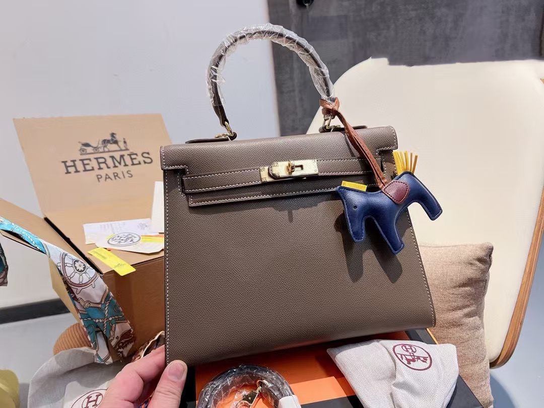 HERME5 kelly牛革ハンドバッグ【50％割引+送料無料】